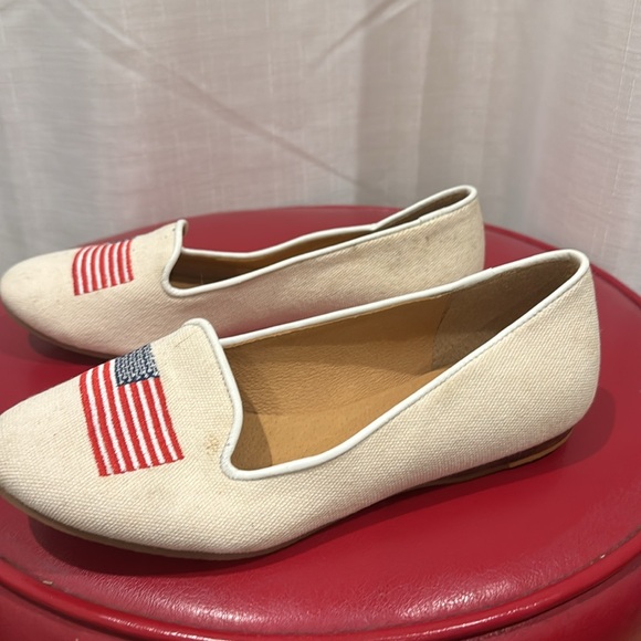 Jack Rogers American Flag Flats Sz 5.5 - Picture 2 of 6